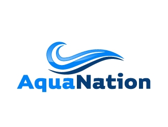 Aqua Nation  logo design by ElonStark