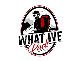 What We Pack logo design by DreamLogoDesign