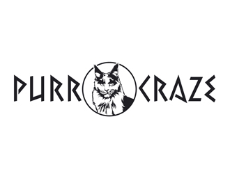 Purr Craze logo design by DreamLogoDesign