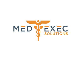 Med-Exec Solutions logo design by johana