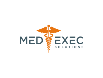 Med-Exec Solutions logo design by kevlogo
