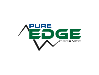 Pure Edge Organics logo design by denfransko