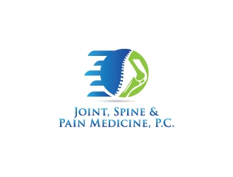 Joint, Spine & Pain Medicine, P.C. logo design by dhika