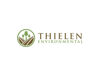 Thielen Environmental  logo design by RIANW