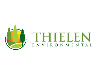 Thielen Environmental  logo design by zeta