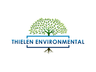 Thielen Environmental  logo design by BlessedArt
