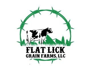 Flat Lick Grain Farms, LLC logo design by cybil