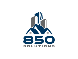 850 SOLUTIONS logo design by RIANW