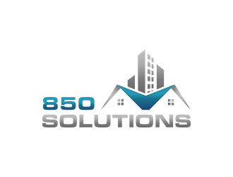 850 SOLUTIONS logo design by salis17