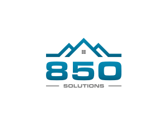850 SOLUTIONS logo design by Gravity
