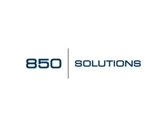 850 SOLUTIONS logo design by maserik