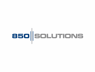 850 SOLUTIONS logo design by ammad