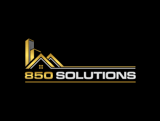 850 SOLUTIONS logo design by ammad