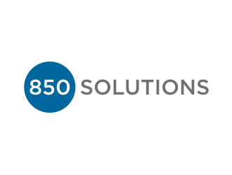 850 SOLUTIONS logo design by rief