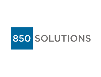 850 SOLUTIONS logo design by rief