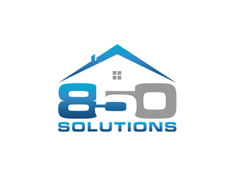 850 SOLUTIONS logo design by bomie
