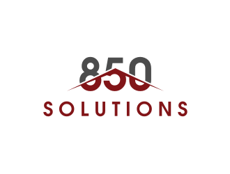 850 SOLUTIONS logo design by Landung