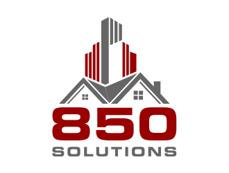 850 SOLUTIONS logo design by cintoko