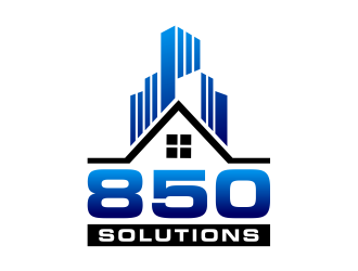 850 SOLUTIONS logo design by cintoko