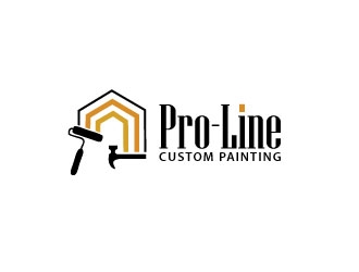 Pro-Line Custom Painting logo design by pixelour
