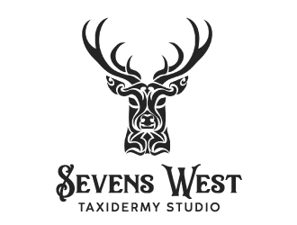 Sevens West Taxidermy Studio logo design by nehel