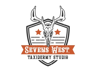 Sevens West Taxidermy Studio logo design by cybil