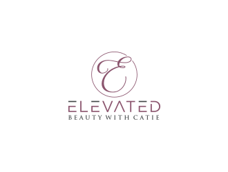 Elevated Beauty with Catie  logo design by bricton