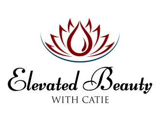 Elevated Beauty with Catie  logo design by jetzu