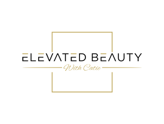 Elevated Beauty with Catie  logo design by johana