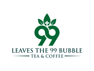 Leaves the 99 bubble tea & coffee logo design by hidro