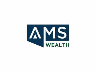 AMS Wealth  logo design by ammad