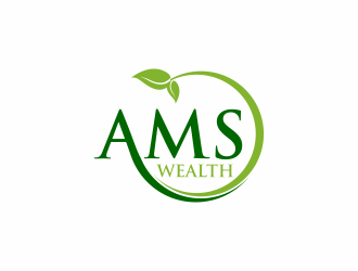 AMS Wealth  logo design by ammad