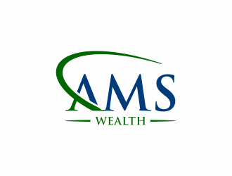 AMS Wealth  logo design by ammad