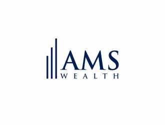 AMS Wealth  logo design by ammad