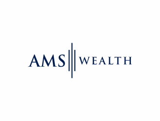 AMS Wealth  logo design by ammad