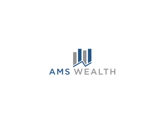 AMS Wealth  logo design by bricton