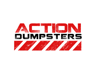 ACTION HAULING DUMPSTER SERVICE logo design by BeDesign