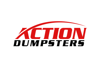 ACTION HAULING DUMPSTER SERVICE logo design by BeDesign