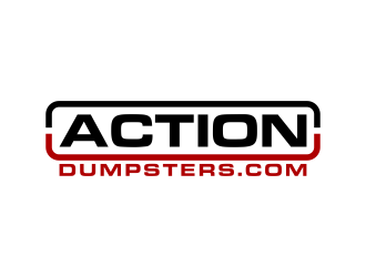 ACTION HAULING DUMPSTER SERVICE logo design by maseru