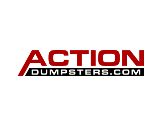 ACTION HAULING DUMPSTER SERVICE logo design by maseru