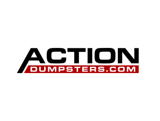 ACTION HAULING DUMPSTER SERVICE logo design by maseru