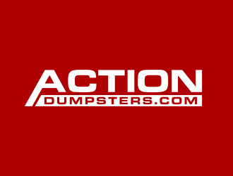 ACTION HAULING DUMPSTER SERVICE logo design by maseru