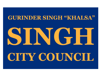 Singh for City Council logo design by schiena