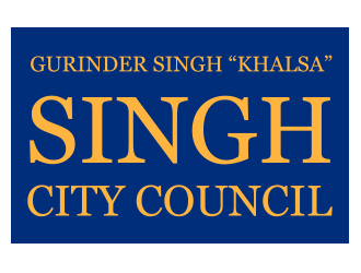Singh for City Council logo design by schiena