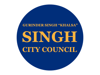Singh for City Council logo design by schiena