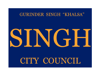 Singh for City Council logo design by schiena
