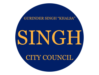 Singh for City Council logo design by schiena