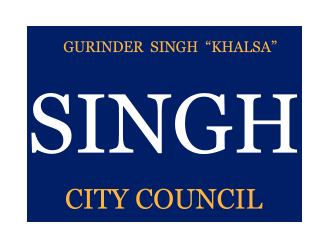Singh for City Council logo design by schiena
