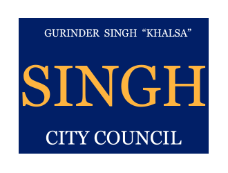 Singh for City Council logo design by schiena