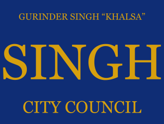 Singh for City Council logo design by coratcoret